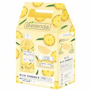 Zestawy kosmetyków damskich - Bielenda Eco Sorbet Ananas XMASS (Krem do twarzy 50ml + Woda micelarna 500ml) - miniaturka - grafika 1