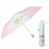 Parasole - PARASOLKA SKŁADANA PUSHEEN KOT DAMSKA DZIECIĘCA DZIEWCZYNKA DESZCZ KOLOROWA - miniaturka - grafika 1