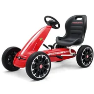 Jeździki dla dzieci - Milly Mally Gokart na pedały Abarth Red - miniaturka - grafika 1