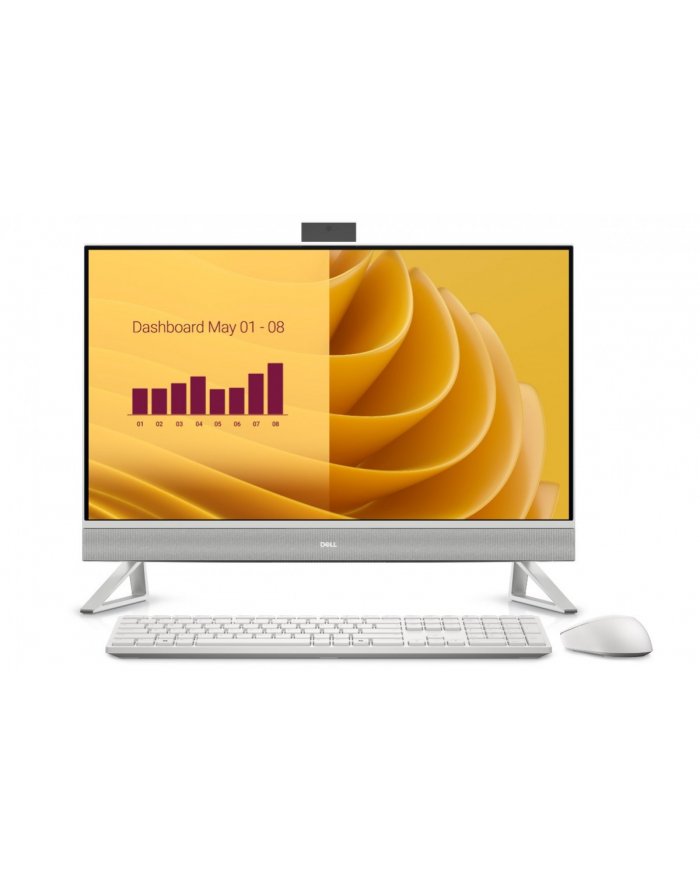 Komputer Dell 27 All-in-One EC27250 Win 11 Pro 7-150U/16GB/512GB SSD/27.0 FHD/Intel Graphics/Cam/WLAN + BT/Backlit Kb/3Y ProSupport EC27250_RPLU-R_006