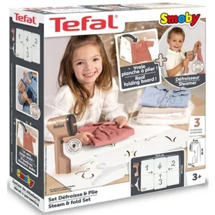 Zabawka zestaw do składania ubrań SMOBY Mini Tefal 7600330127 - Zabawy w naśladowanie dorosłych - miniaturka - grafika 1