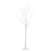 Ozdoby bożonarodzeniowe - Lumarko Dekoracja ogrodowa LED choinka 190 cm biała LAPPI - miniaturka - grafika 1