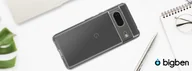 Etui i futerały do telefonów - Silikonowe etui żelowe Google Pixel 7 Bigben Przezroczyste - miniaturka - grafika 1