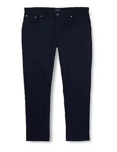 Hackett London Męskie spodnie CORE 5PKT Trinity, niebieskie (granatowe), 34W/30L, Niebieski (granatowa marynarka), 34W / 30L - Spodenki męskie - miniaturka - grafika 1