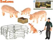 Figurki dla dzieci - Owca, Świnia Z Młodymi 09955 Hero - miniaturka - grafika 1