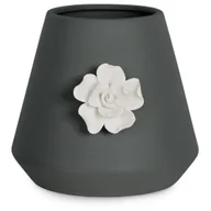 Donice - Donica LUSITANO kolor czarny styl klasyczny do wewnątrz ameliahome - FLOWERPOT/AH/LUSITANO/BLACK/13X12 - miniaturka - grafika 1