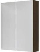 Szafki łazienkowe - Szafka łazienkowa z lustrem wenge mat 70x80cm FOKUS - miniaturka - grafika 1