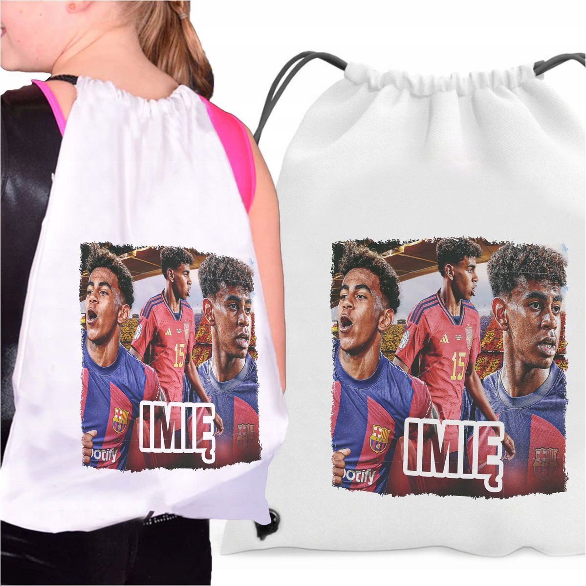 WOREK PLECAK DO SZKOŁY LAMINE YAMAL FC BARCELONA PREZENT DLA DZIECKA Y5