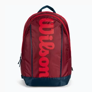 Plecak tenisowy dziecięcy Wilson WR802380 Junior red/infrared - Tenis ziemny - miniaturka - grafika 1