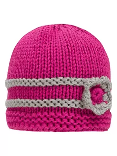 Czapki dla dzieci - Döll Dzianinowa czapka w kolorze różowym - grafika 1
