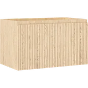 Szafki łazienkowe - Mexen Rivel szafka łazienkowa podumywalkowa 80 cm, 1 szuflada, ryflowana , dąb - 91A20-08047-1-BF81 - miniaturka - grafika 1