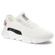 Sneakersy damskie - Big Star, Sneakersy, JJ274271 Biały, rozmiar 38 - miniaturka - grafika 1