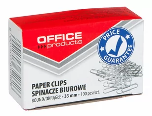 Office products Spinacze orkągłe okrągłe , 33mm, srebrne 18083315-19 - Spinacze i klipsy do papieru - miniaturka - grafika 2