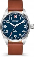 Zegarki męskie - Zegarek męski SWISS MILITARY SMWGA2100402 granatowy klasyczny - miniaturka - grafika 1