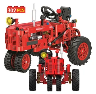 Klocki TRAKTOR CIĄGNIK ROLNICZY KLASYK URSUS 302-klockI - Klocki - miniaturka - grafika 1