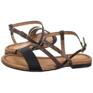 Sandały damskie - Sandały Czarne/Panterka 06966-01/00-1 (MA1391-a) Maciejka - miniaturka - grafika 1