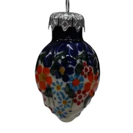 Bombki - Ceramiczna bombka szyszka Ceramika Bolesławiec - miniaturka - grafika 1