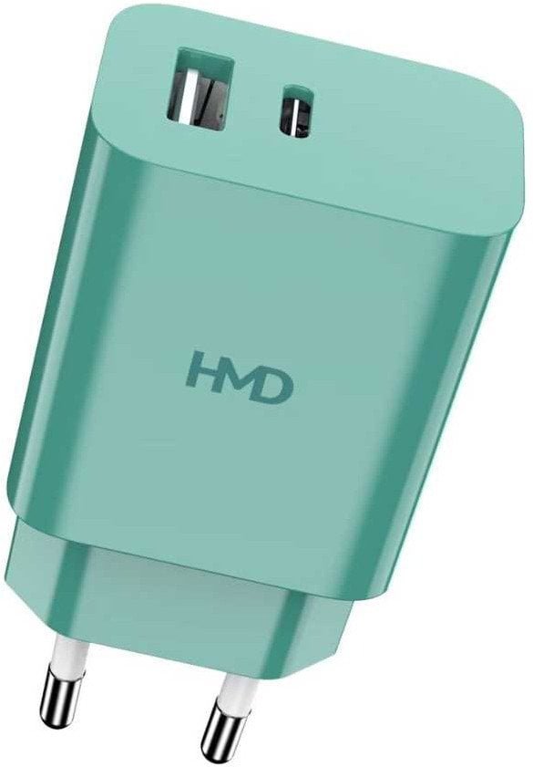 HMD Dual Port Wall Charger 30W Green