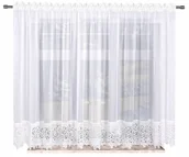 Firany - Firana gotowa Firany 160x500 cm Firanki z gipiura - miniaturka - grafika 1