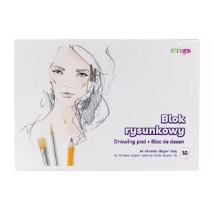 PILOT WPC Blok rysunkowy biały A4 50k 90g p10 - Artykuły biurowe - miniaturka - grafika 1