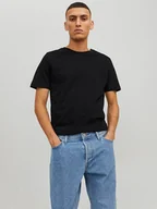 Koszulki męskie - Jack & Jones Koszulka w kolorze czarnym - miniaturka - grafika 1