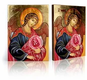 Ikony i obrazy sakralne - Ikona religijna Archanioł Rafał - miniaturka - grafika 1