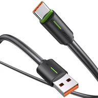 Kable USB - Kabel USB - USB-C USAMS SJ732 1 m Czarny - miniaturka - grafika 1