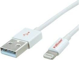 Kabel USB Roline USB-A - 1 m Biały JAB-2081282