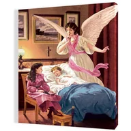 Ikony i obrazy sakralne - Obraz religijny na płótnie Anioł Stróż - miniaturka - grafika 1