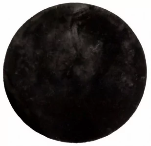 Dywan pluszowy Bellarossa Rabbit czarny koło - Dywany - miniaturka - grafika 1