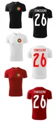 Koszulki sportowe męskie - Treningowa Koszulka PORTUGAL Francis CONCEICAO 26 - miniaturka - grafika 1