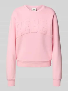 Bluza z naszywką z logo model ‘Rebel’ - Bluzy damskie - miniaturka - grafika 1