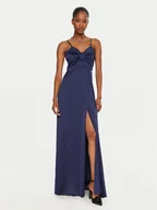 Sukienki - Rinascimento Sukienka wieczorowa CFC0120638003 Granatowy Regular Fit - miniaturka - grafika 1