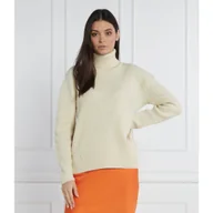 Swetry damskie - Patrizia Pepe Wełniany golf | Regular Fit - miniaturka - grafika 1