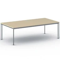 Stoły i stoliki do biura - B2B Partner Stół konferencyjny INFINITY 2400 x 1200 x 740 mm, brzoza 499121 - miniaturka - grafika 1