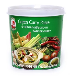 Zielona Pasta Curry COCK 400g GREEN zielone - Pasty warzywne - miniaturka - grafika 1