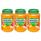 Dania dla dzieci - BoboVita Obiadek Bukiet warzyw z kurczakiem po 8 miesiącu Zestaw 3 x 190 g - miniaturka - grafika 1