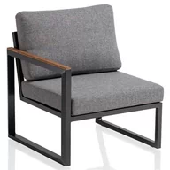 Fotele i krzesła ogrodowe - KETTLER modułowe krzesło ogrodowe OCEAN Skid z drewna tekowego, część skrajna lewa, 105540-7300 - miniaturka - grafika 1