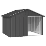 Budy dla psów - Lumarko Buda dla psa, antracytowa, 116,5x103x81,5 cm, stal ! - miniaturka - grafika 1