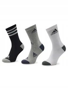 Skarpety Dla Dzieci Adidas Graphic 3P Szaro-biało-czarne HN5736 r 31-33 - Skarpetki dla dzieci - miniaturka - grafika 1
