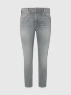 Spodnie męskie - Pepe Jeans Dżinsy - Tapered fit - w kolorze szarym - miniaturka - grafika 1