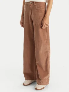 Roxy Spodnie materiałowe ERJNP03678 Brązowy Regular Fit - Spodnie damskie - miniaturka - grafika 1