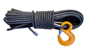 Wyciągarka XTR 8000 lbs [3629 kg] z liną syntetyczną 12V + hak (lina: 10 mm czerwona dyneema 25m 10400kg +hak) 81880013 - Wciągarki - miniaturka - grafika 6