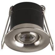 Oprawy, klosze i abażury - Ideus Regulowana LAMPA wpust GOL LED C 03887 okrągła OPRAWA sufitowa LED 1,6W 4000K metalowa stropowa chrom 03887 - miniaturka - grafika 1