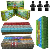 Klocki - Klocki Magnetyczne Minecraft 300 Klocków + 3 Figurki - miniaturka - grafika 1