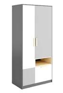 Szafy - Młodzieżowa szafa z geometrycznym wzorem A8-F21 - miniaturka - grafika 1