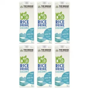 The Bridge Napój ryżowy z kokosem bez glutenu Zestaw 6 x 1 L Bio - Soki i napoje niegazowane - miniaturka - grafika 1