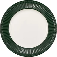 Talerze - Biało–zielony talerz z kamionki ø 26,5 cm Alice – Green Gate - miniaturka - grafika 1