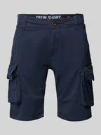 Spodenki męskie - Szorty cargo o kroju regular fit z wyhaftowanym logo model ‘CREW SHORT’ - miniaturka - grafika 1