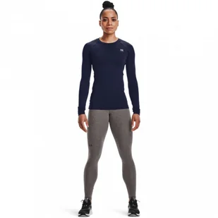 Damskie legginsy treningowe Under Armour UA Cg Authentics Legging - szare - UNDER ARMOUR - Spodnie sportowe damskie - miniaturka - grafika 1